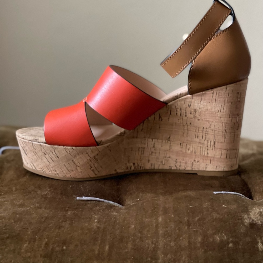 COACH cork sandals